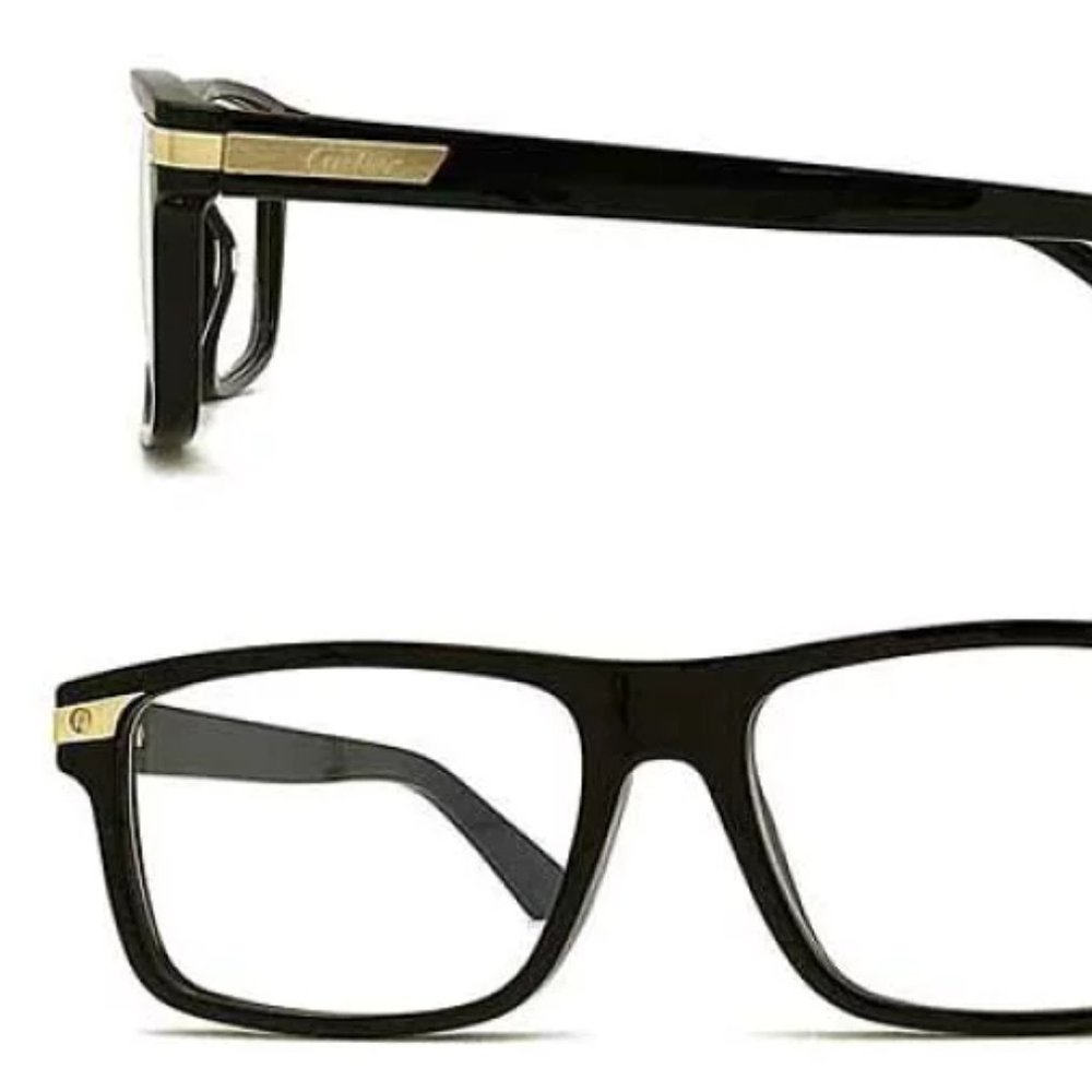 Cartier Santos de Cartier Eyeglasses CT01910A - 002 55 17-136